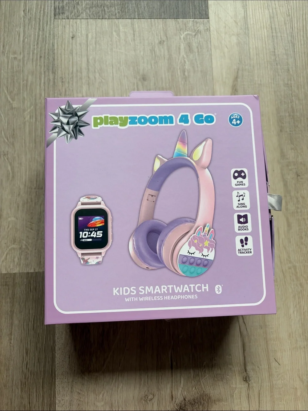 Kids Unicorn Headphones and Smartwatch Set - Pink & Purple